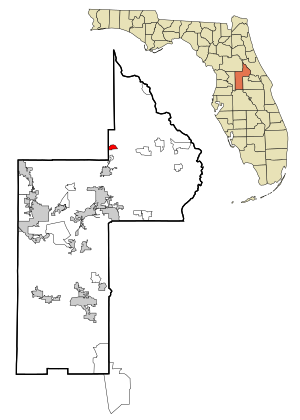 Lake County Florida Incorporated and Unincorporated areas Pittman Highlighted.svg