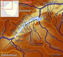 Flüsse, die in den Kabira Stausee münden