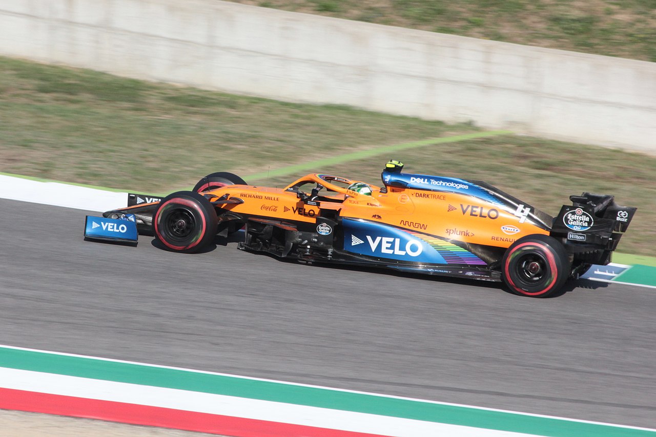 Image of Lando Norris 2020 Tuscan Grand Prix - race day