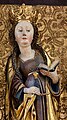 * Nomination Saint Catherine of Alexandria at the winged altar of the parish church Langenlois, Lower Austria --Uoaei1 03:57, 11 September 2024 (UTC) * Promotion Weak support  Support, obvious sharper in the bottom than the other and yesterdays' --Michielverbeek 04:03, 11 September 2024 (UTC)