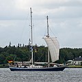 English: Johann Smidt during Tall Ships’ Race 2019 at Langerak, the eastern part of Limfjord, near Hals.