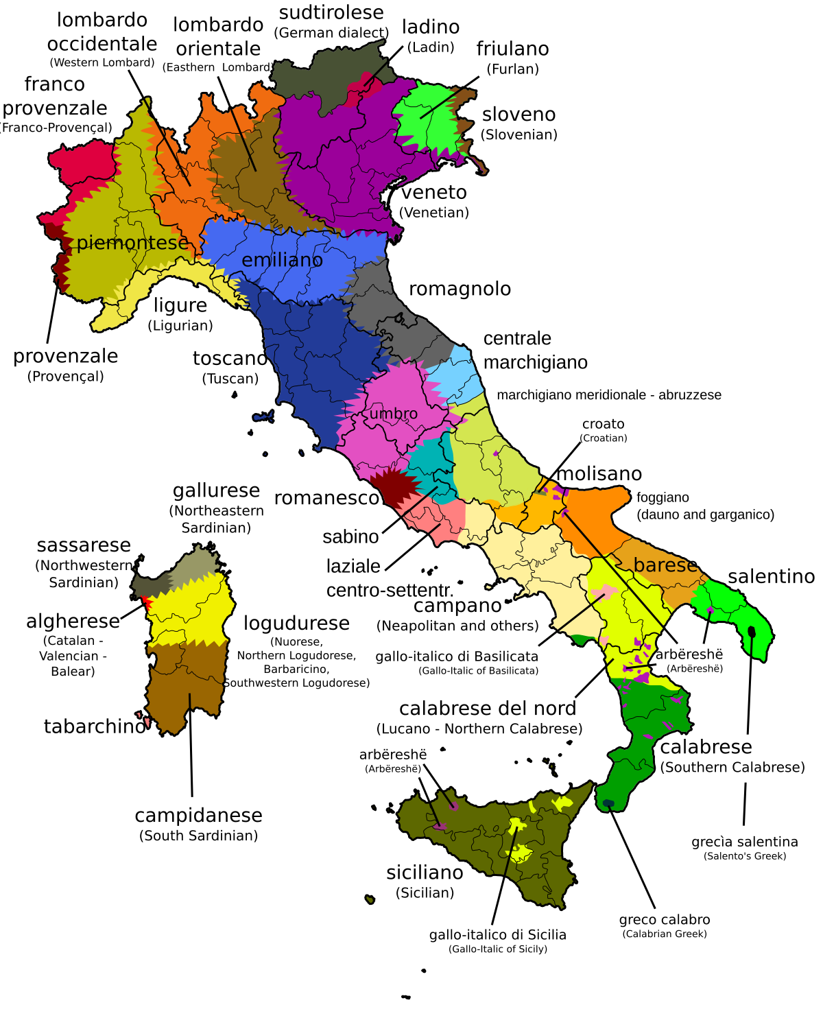 Dialetti calabresi - Wikipedia