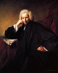Laurence Sterne, Irish novelist and Anglican clergyman.