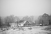 Le Coudray-Montceaux - janvier 2021 - Sous la neige