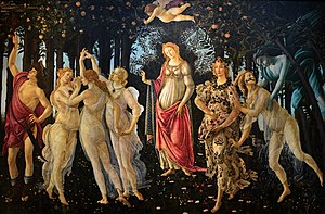 S. 340/341, Sandro Boticelli, Frühling, um 1482