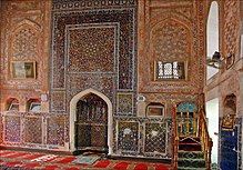 Le mihrab de la mosquée Baland (Boukhara, Ouzbékistan) (5686882566).jpg