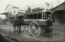 Le premier bus à impériale de Toulouse (de 1863).