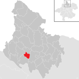 Poloha obce Lembach im Mühlkreis v okrese Rohrbach (klikacia mapa)
