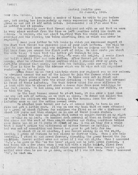 File:Letter Transcript, William Genaust to Mrs. Howard McClue, 25 January 1945, page 1 of 2 (14005075448).jpg