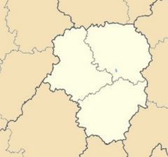 Mapa lokalizacyjna Limousin