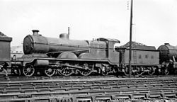 SK9771 : Ex-Great Central Robinson Atlantic at Lincoln Locomotive Depot.