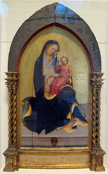 File:Lorenzo monaco, madonna dell'umiltà con stemma medici, 1415-20 ca. 01.JPG