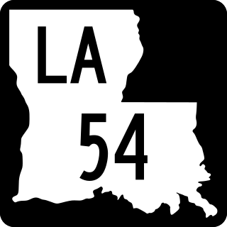 <span class="mw-page-title-main">Louisiana Highway 54</span>
