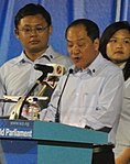 Low Thia Khiang at a Workers' Party general election rally, Sengkang, Singapore - 20110503 (cropped).jpg
