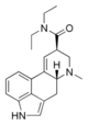 Chemical structure of LSD