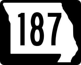 <span class="mw-page-title-main">Missouri Route 187</span> Short state highway in central Missouri