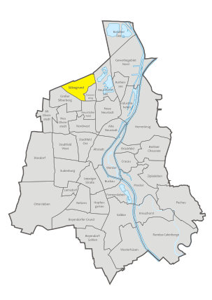 Magdeburg, administrative districts, Suelzegrund location.svg