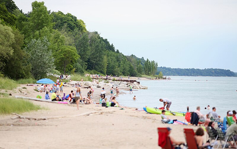 File:Main Beach in Bayfield.jpg