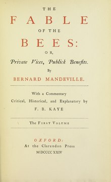 DOC) A Fábula das Abelhas, de Bernard Mandeville