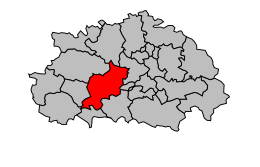 Canton de Gaillac - Carte