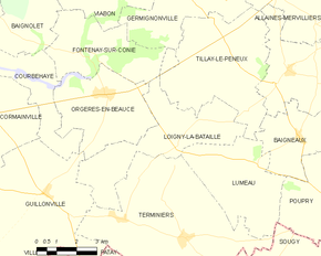 Poziția localității Loigny-la-Bataille