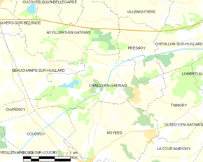 Poziția localității Chailly-en-Gâtinais