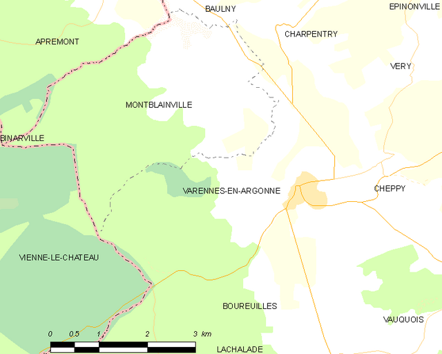 Varennae (Mosa): situs