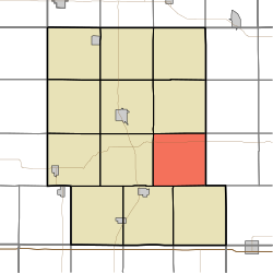 Map highlighting Greeley Township, Audubon County, Iowa.svg