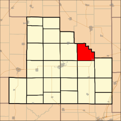 Map highlighting Windsor Township, Shelby County, Illinois.svg