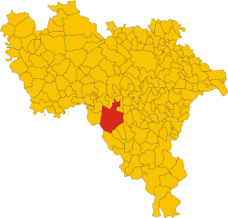 Voghera within the Province of Pavia