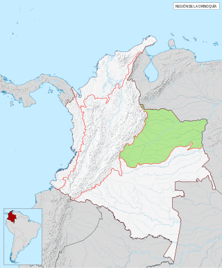 <span class="mw-page-title-main">Orinoquía natural region</span> Natural region of Colombia that belongs to the Orinoco River watershed