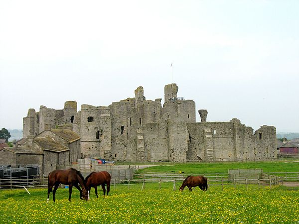 The ruins of the twelfth-century castle at Middleham in Wensleydale, North Yorkshire, where Richard was raised