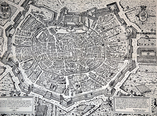 Mappa di Milano del 1573