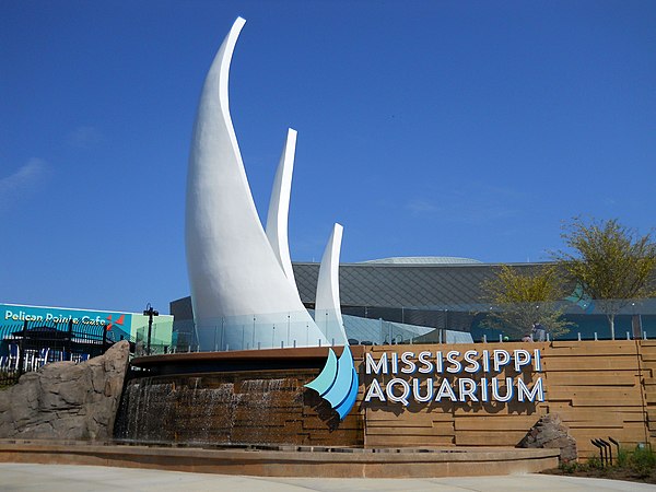 Image: Mississippi Aquarium sign