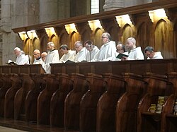 Cistercians, Poblet Monastery - July 2015 Monestir de Poblet - Juliol 2015 - 02 Monjos.JPG