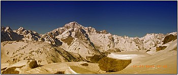 Monte Bianco da becca Pougnenta (2827 m , Colle San Carlo - Morgex - AO)