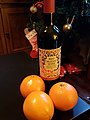 Mulled wine and oranges.