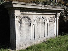 Bóveda de Mundella, cementerio de la iglesia, Nottingham.jpeg