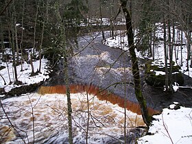 Nõmmeveski waterfall in winter.jpg