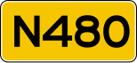 Provinz Autobahn 480 Schild}}