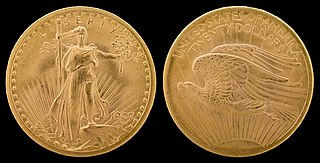 Saint-Gaudens double eagle US 20-dollar coin (1907–1933)