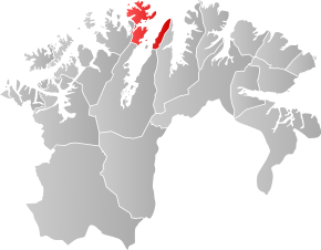 Poziția localității Comuna Nordkapp