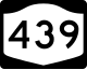 Three-digit state route shield, New York