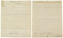 Typewritten first draft of the rules of basketball by Naismith Naismith Rules of Basketball 1892 first draft.jpg