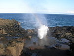 Nakalele blowhole, Maui, Hawaii.