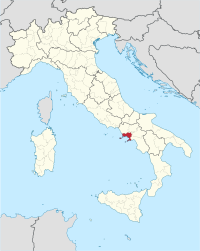 Položaj Provincije Napulj u Italiji