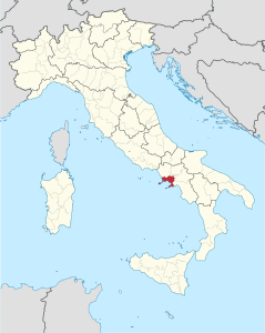 Città metropolitana di Napoli – Localizzazione