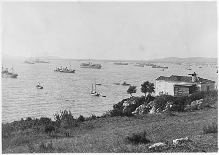 Italian Navy in Vlorë in 1915
