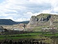 Felsen Laval mit dem Steinbruch