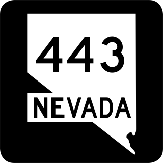 <span class="mw-page-title-main">Nevada State Route 443</span> Highway in Nevada